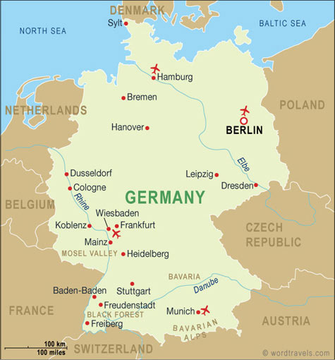 map germany