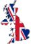 united kingdom flag map